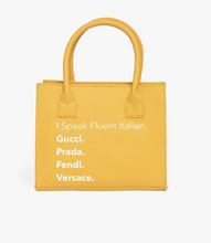I SPEAK FLUENT ITALIAN (MINI TOTE)
