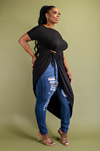 OFF SHOULDER MAXI TOP WITH KEY HOLE (PLUS)