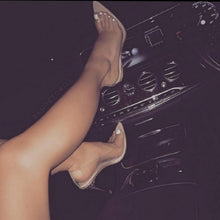 GLASS DOLL CLEAR STILETTO PUMP